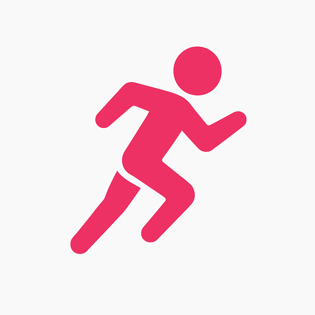 Triathlon run icon