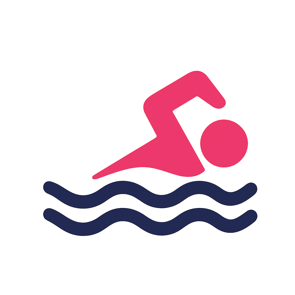 Triathlon swim icon